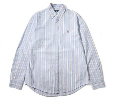 画像1: Used Ralph Lauren Stripe B/D Shirt (1)