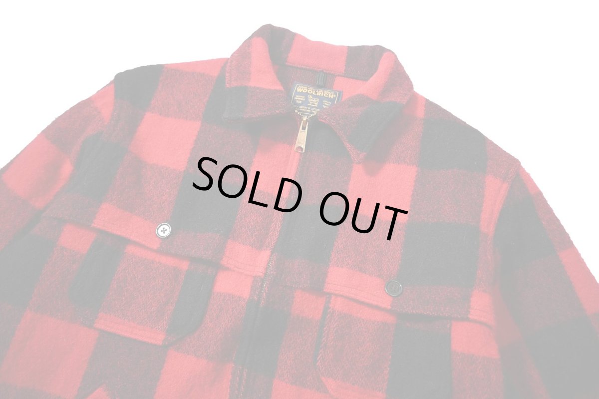 画像3: 90-00s Used Woolrich Buffalo Check Wool Jacket made in USA (3)