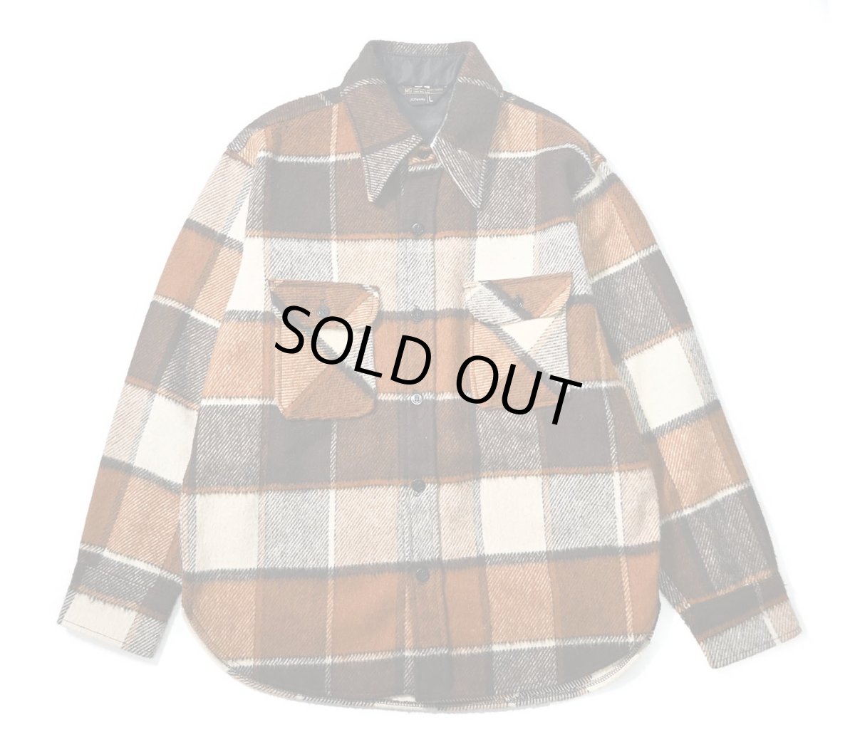 画像1: 70s Deadstock JC Penney Wool Shirt Jacket (1)