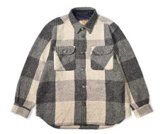 画像1: 90s Used Structure Gear Wool Shirt Jacket (1)