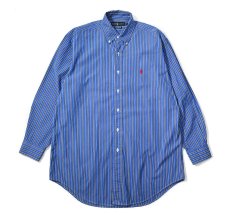 画像1: 90s Used Ralph Lauren Stripe B/D Shirt "Classic Fit" (1)