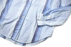 画像3: 90s Used Ralph Lauren Crazy Pattern Stripe B/D Shirt "Classic Fit" (3)