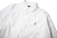 画像2: 90s Used Ralph Lauren B/D Broad Shirt "Classic Fit" White (2)