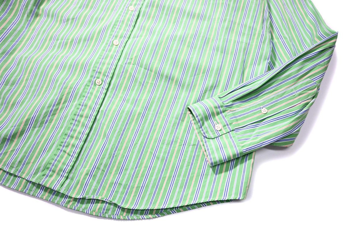 画像3: 90s Used Ralph Lauren Stripe B/D Shirt "Custom Fit" (3)