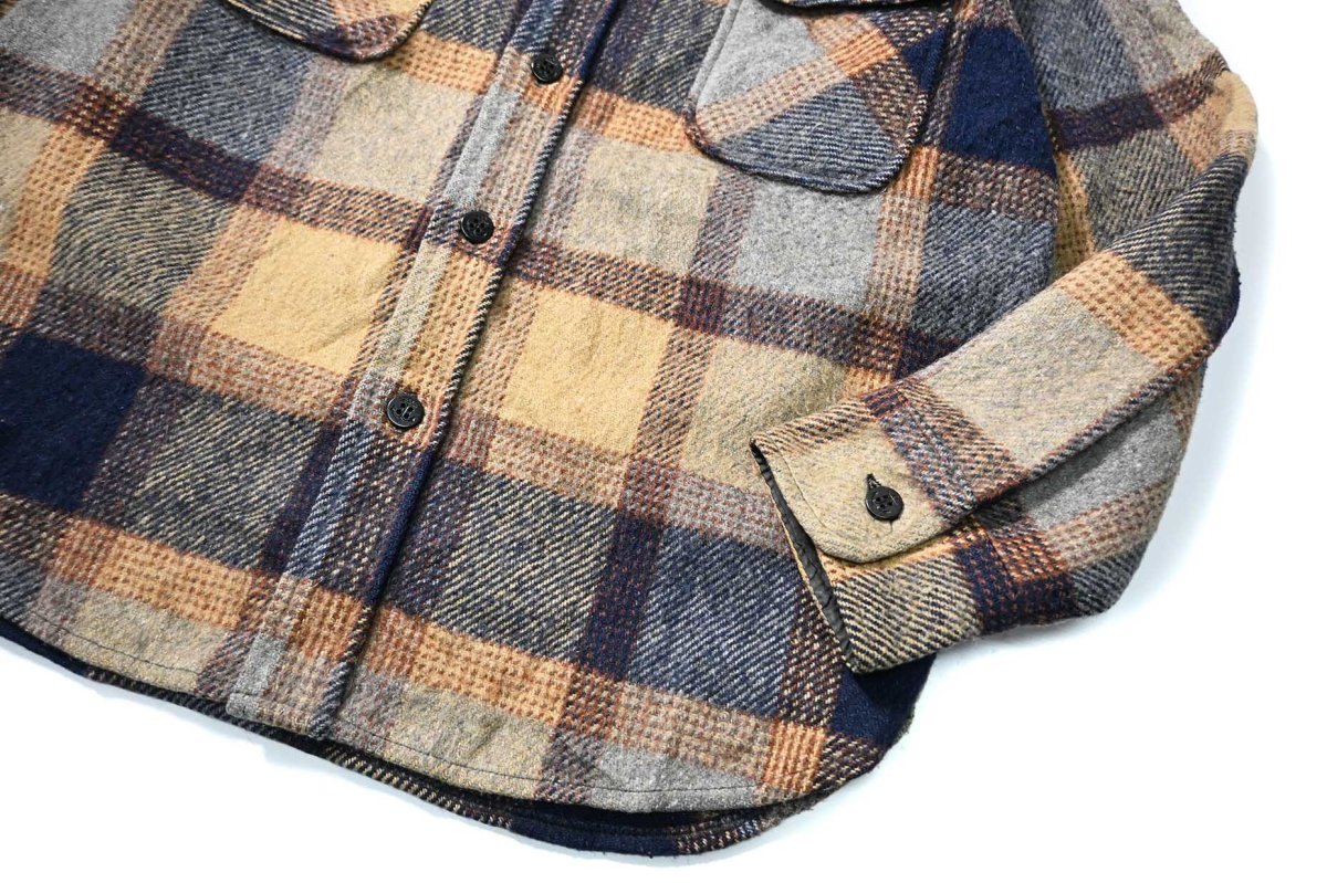 画像3: 70s Used Towncraft Wool Shirt Jacket (3)