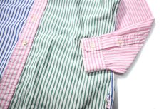画像3: 90s Used Ralph Lauren Crazy Pattern Stripe B/D Shirt "Classic Fit" (3)