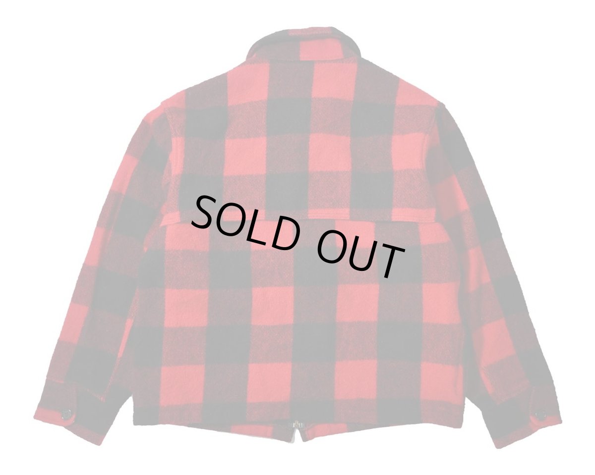 画像2: 90-00s Used Woolrich Buffalo Check Wool Jacket made in USA (2)