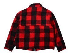 画像2: 90-00s Used Woolrich Buffalo Check Wool Jacket made in USA (2)