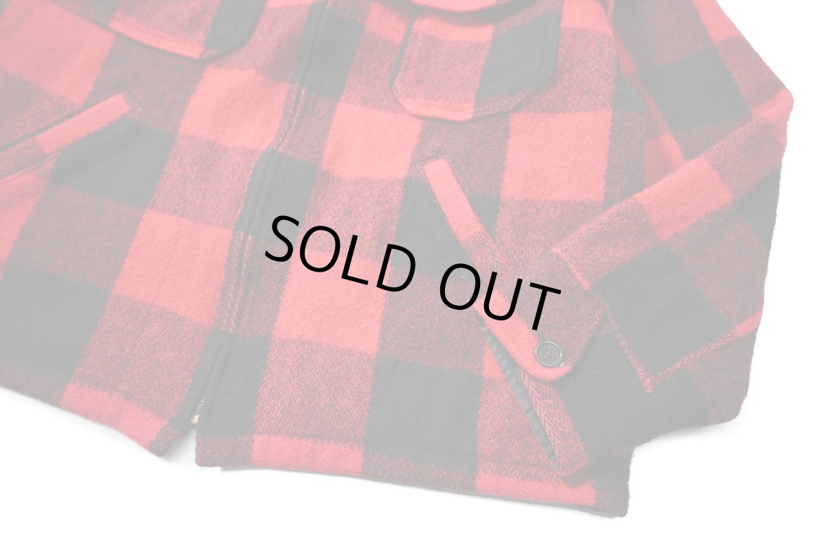 画像4: 90-00s Used Woolrich Buffalo Check Wool Jacket made in USA (4)