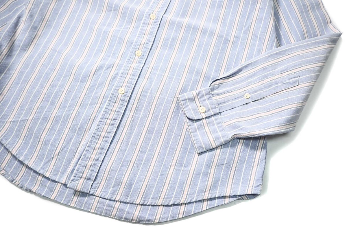 画像3: Used Ralph Lauren Stripe B/D Shirt (3)