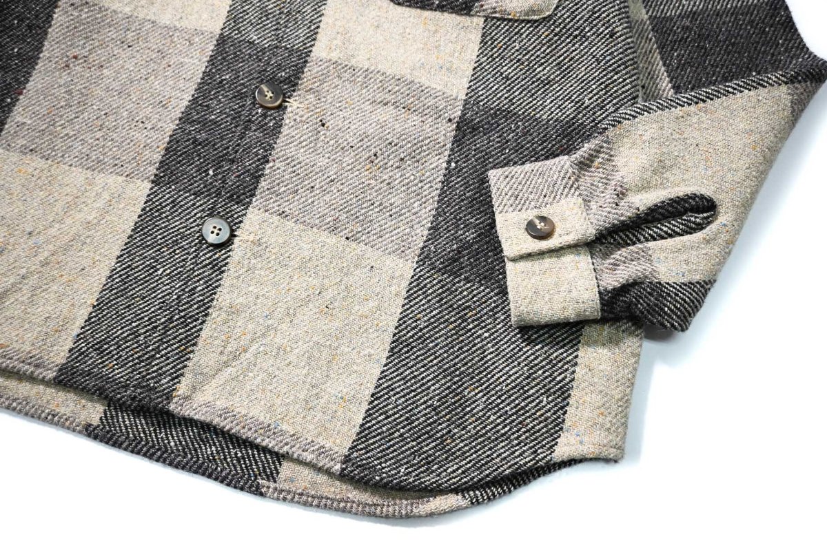 画像3: 90s Used Structure Gear Wool Shirt Jacket (3)