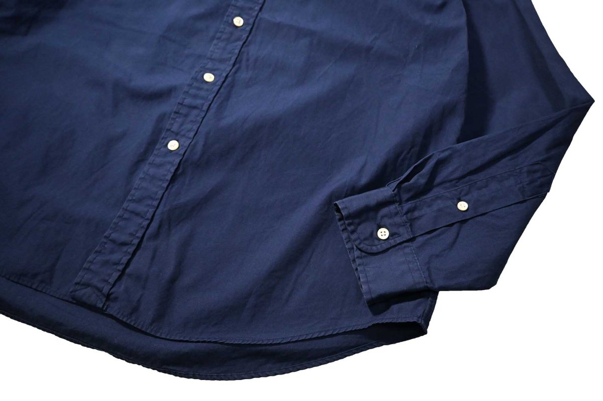 画像3: Used Ralph Lauren B/D Broad Shirt Navy (3)