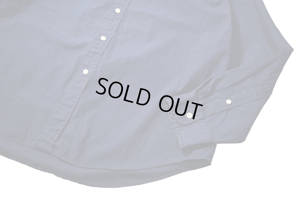 画像3: Used Ralph Lauren B/D Broad Shirt Navy (3)