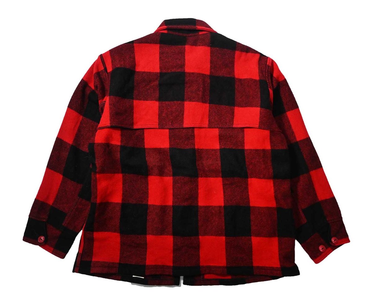 画像2: 70s Used Woolrich Buffalo Check Wool Jacket (2)