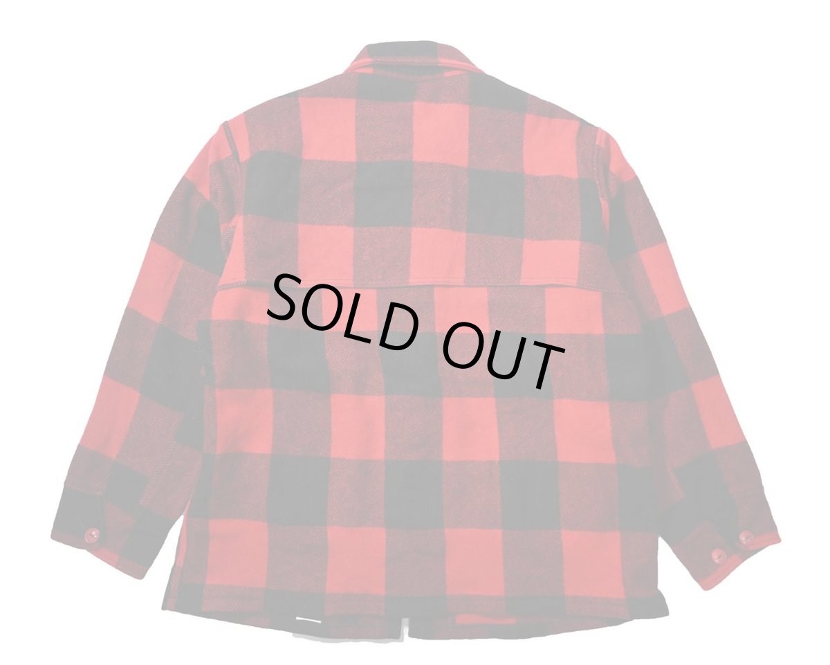画像2: 70s Used Woolrich Buffalo Check Wool Jacket (2)