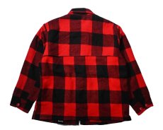 画像2: 70s Used Woolrich Buffalo Check Wool Jacket (2)