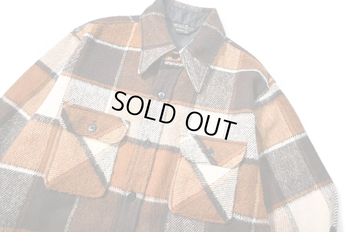 画像2: 70s Deadstock JC Penney Wool Shirt Jacket (2)