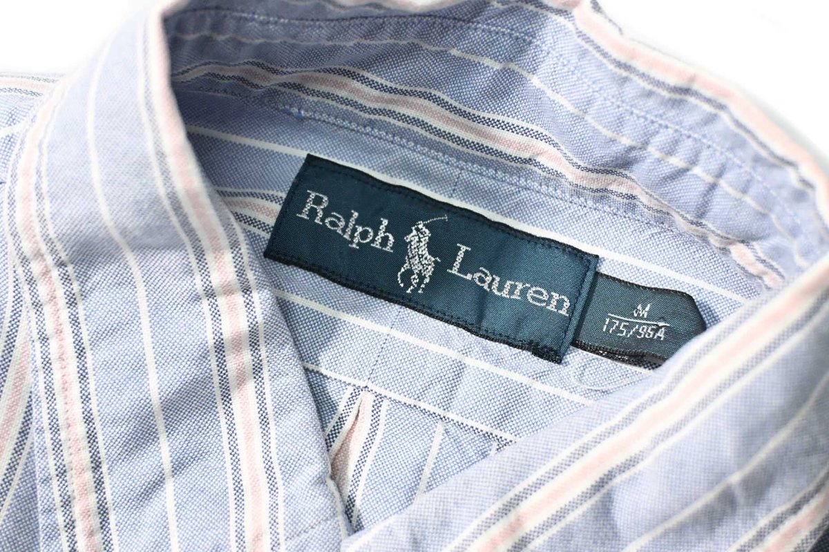 画像4: Used Ralph Lauren Stripe B/D Shirt (4)
