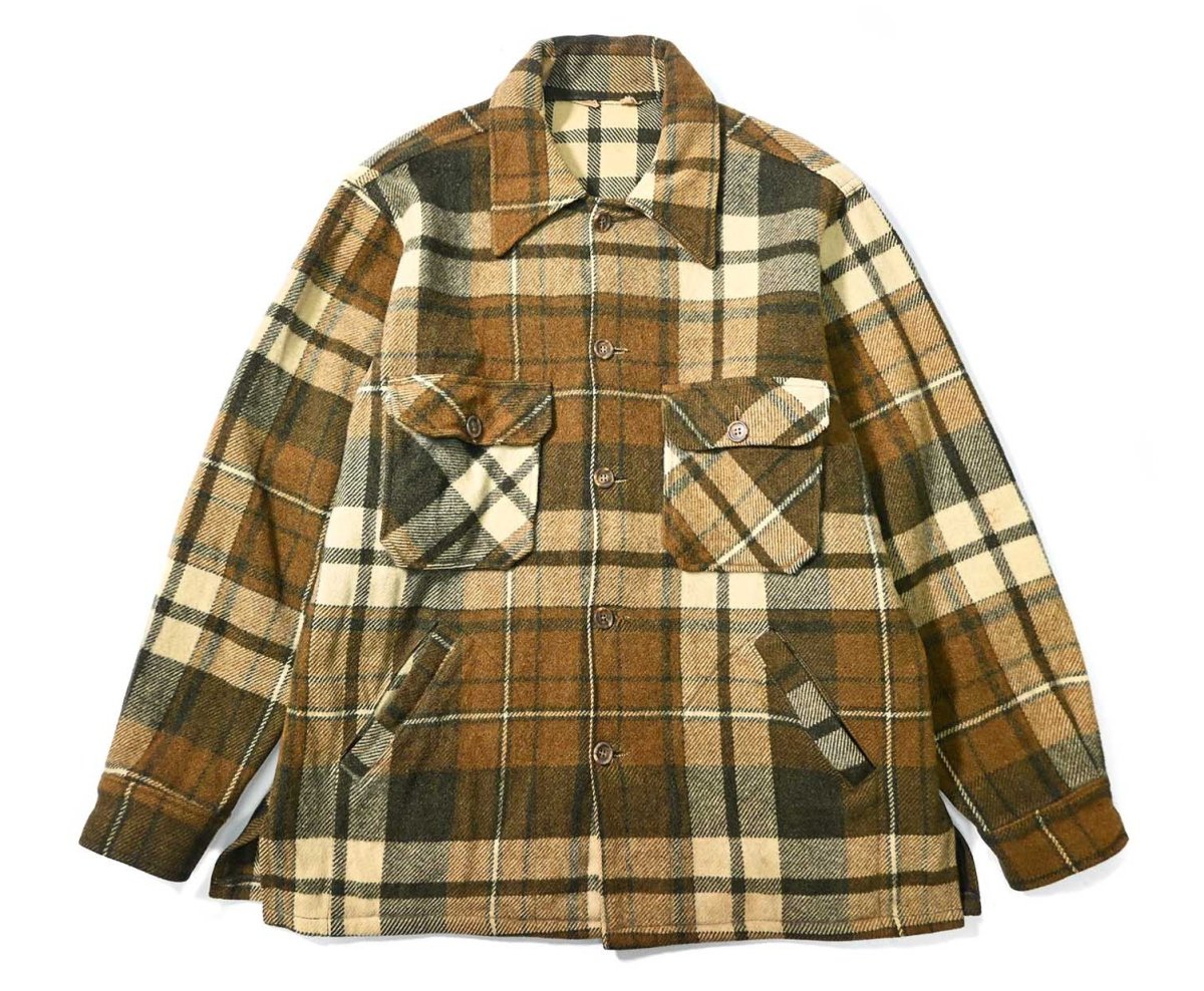 画像1: 60-70s Used Wool Jacket (1)