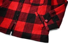 画像4: 70s Used Woolrich Buffalo Check Wool Jacket (4)