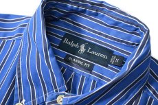 画像4: 90s Used Ralph Lauren Stripe B/D Shirt "Classic Fit" (4)