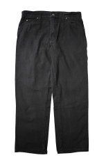 画像1: 14' Used Dickies Duck Carpenter Pants Black (1)