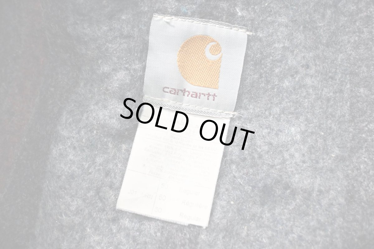 画像6: 00s Used Carhartt Blanket Lined Duck Detroit Jacket Brown made in USA (6)