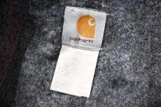 画像6: 00s Used Carhartt Blanket Lined Duck Detroit Jacket Brown made in USA (6)