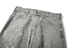 画像2: 00s Used Dickies Duck Carpenter Pants Moss (2)