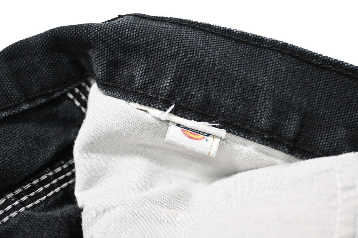 画像6: 00s Used Dickies Duck Carpenter Pants Black (6)