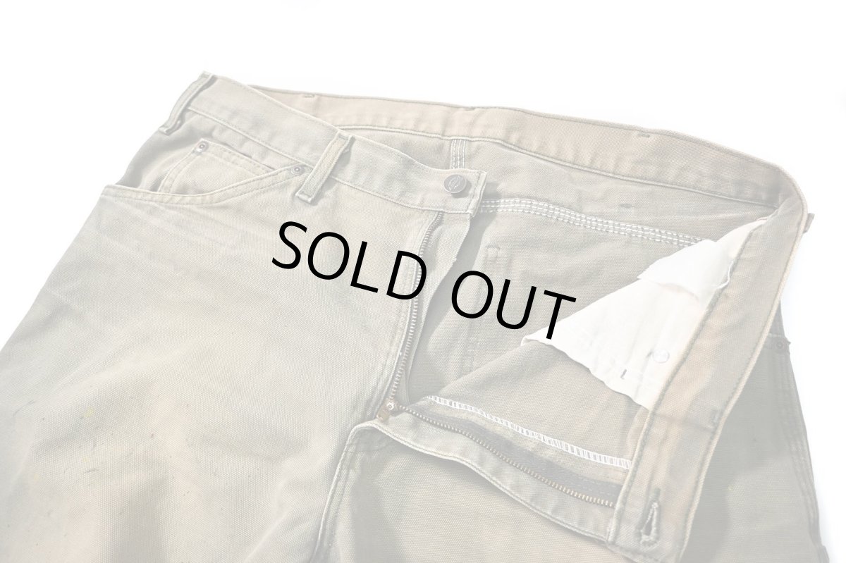 画像5: 00s Used Dickies Duck Carpenter Pants Moss (5)