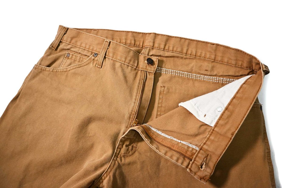 画像5: 00s Used Dickies Duck Carpenter Pants Brown (5)