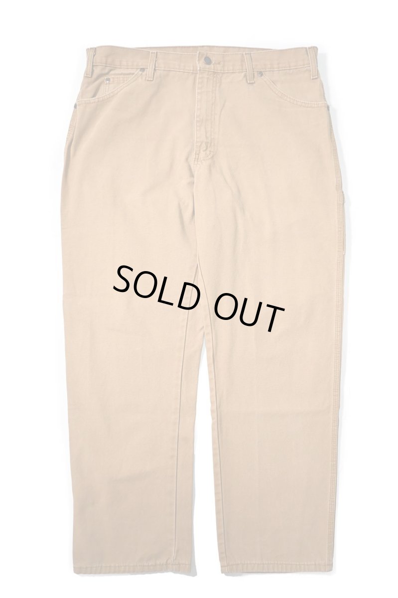 画像1: 00s Used Dickies Duck Carpenter Pants Brown (1)