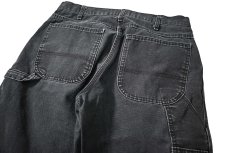 画像4: 00s Used Dickies Duck Carpenter Pants Black (4)