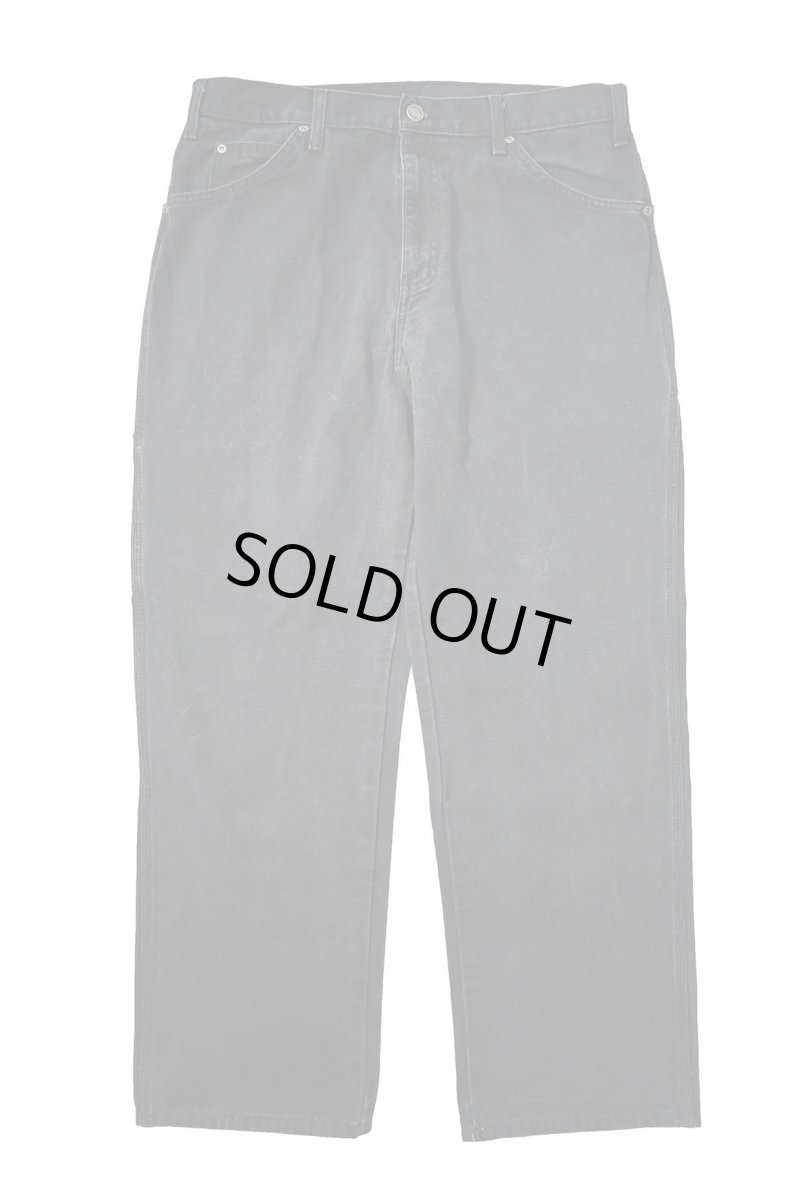 画像1: 11' Used Dickies Duck Carpenter Pants Black (1)
