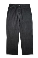 画像1: 11' Used Dickies Duck Carpenter Pants Black (1)