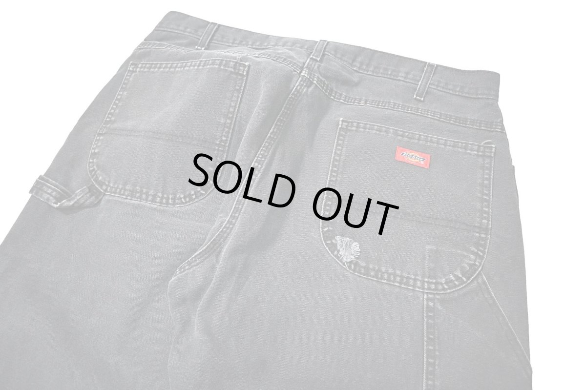 画像5: 18' Used Dickies Duck Carpenter Pants Black (5)