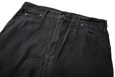 画像2: 14' Used Dickies Duck Carpenter Pants Black (2)
