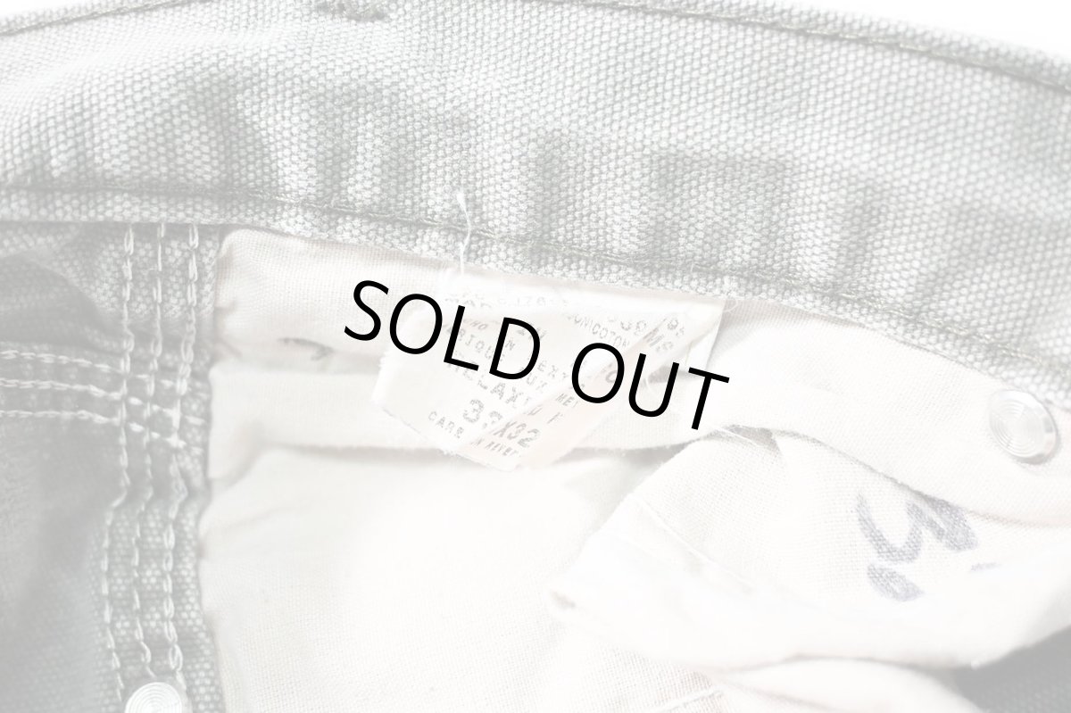 画像7: 00s Used Dickies Duck Carpenter Pants Moss (7)