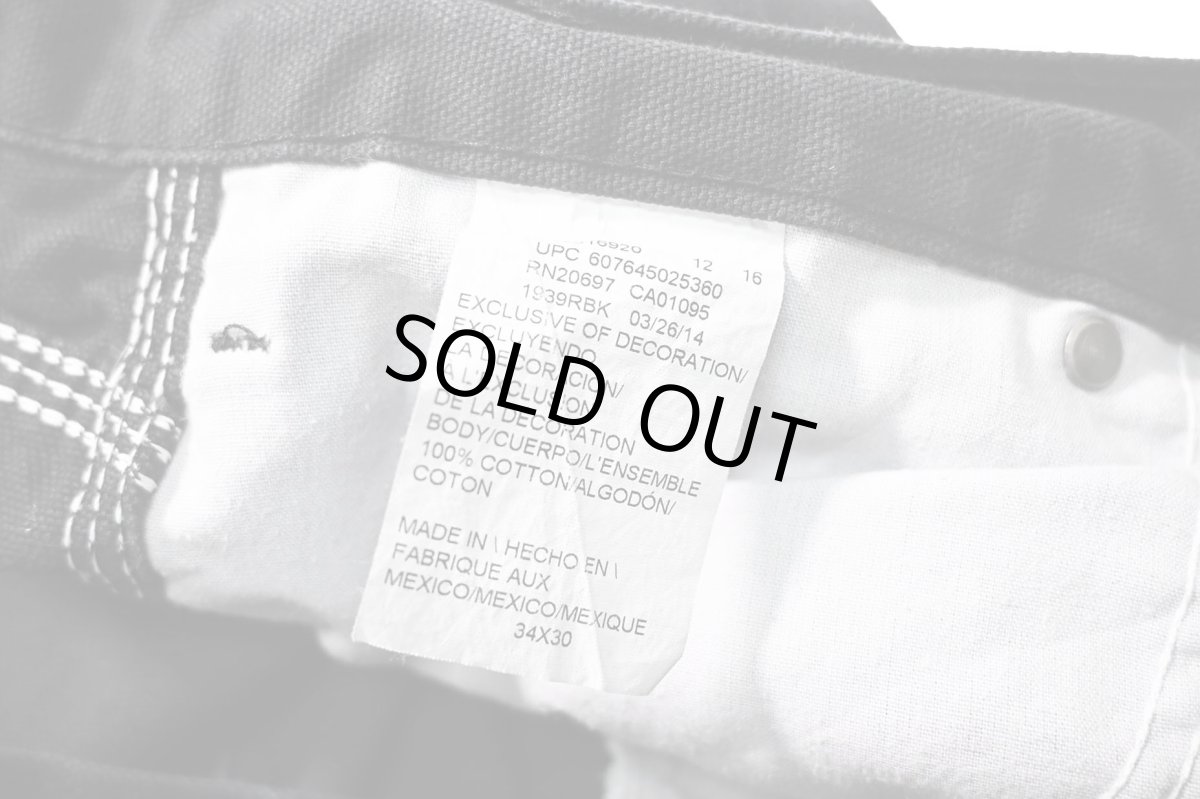 画像6: 14' Used Dickies Duck Carpenter Pants Black (6)