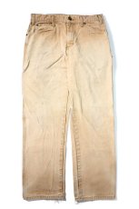 画像1: 00s Used Dickies Duck Carpenter Pants Brown (1)