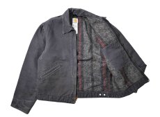 画像5: 08' Used Carhartt Blanket Lined Duck Detroit Jacket Petrol Blue (5)
