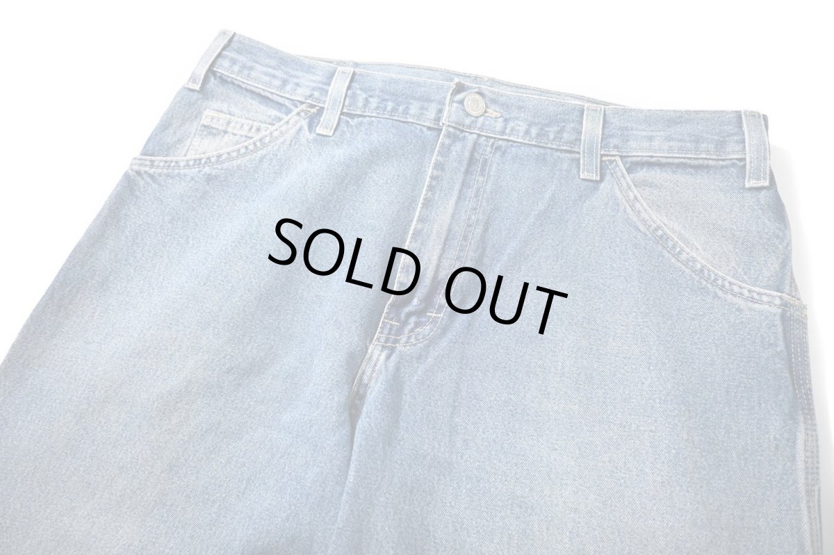 画像2: 00s Used Dickies Denim Carpenter Pants (2)