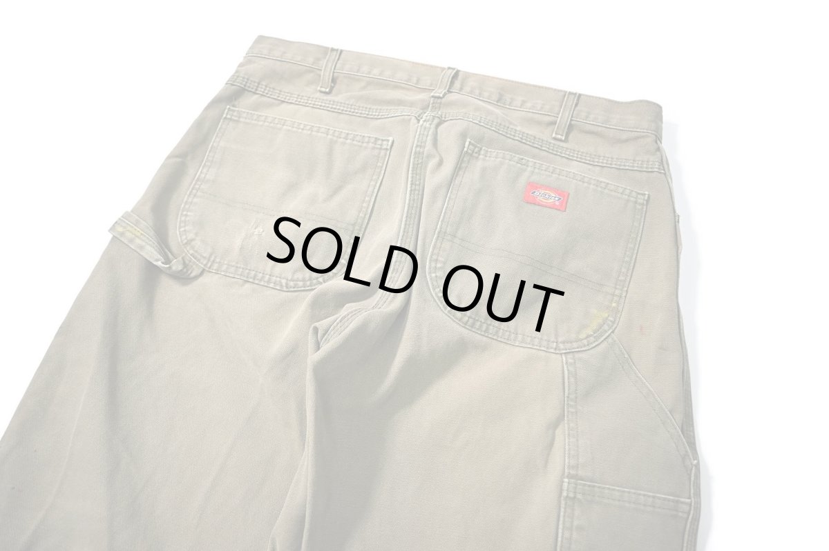 画像4: 00s Used Dickies Duck Carpenter Pants Moss (4)