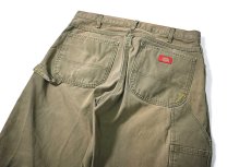 画像4: 00s Used Dickies Duck Carpenter Pants Moss (4)