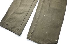 画像3: 00s Used Dickies Duck Carpenter Pants Moss (3)