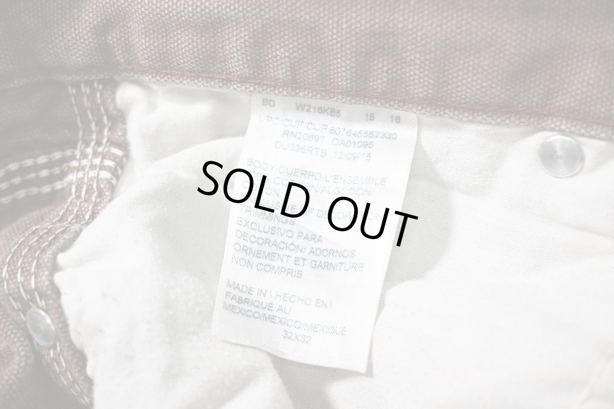 画像7: 15' Used Dickies Duck Carpenter Pants Dark Brown (7)