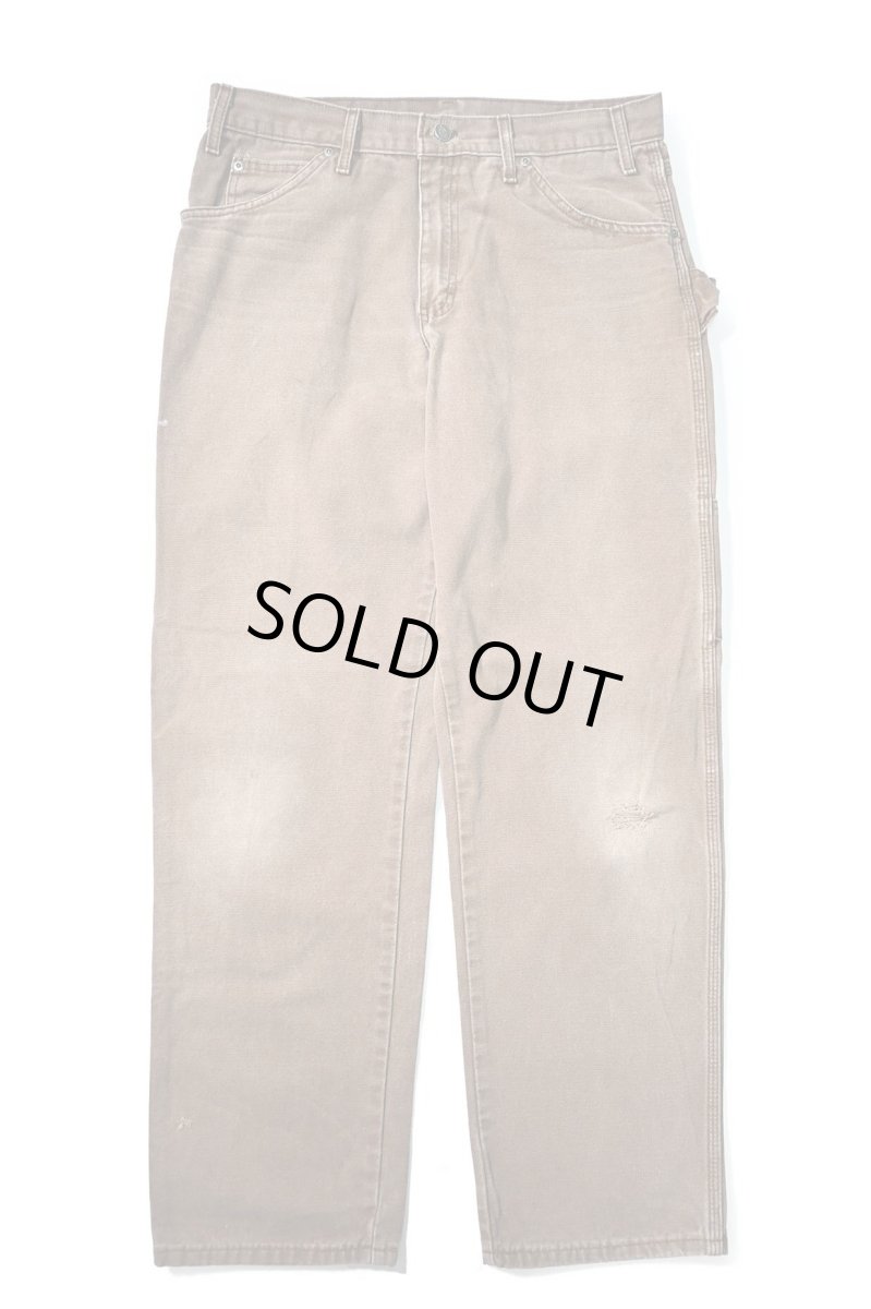 画像1: 15' Used Dickies Duck Carpenter Pants Dark Brown (1)