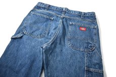 画像4: 00s Used Dickies Denim Carpenter Pants (4)