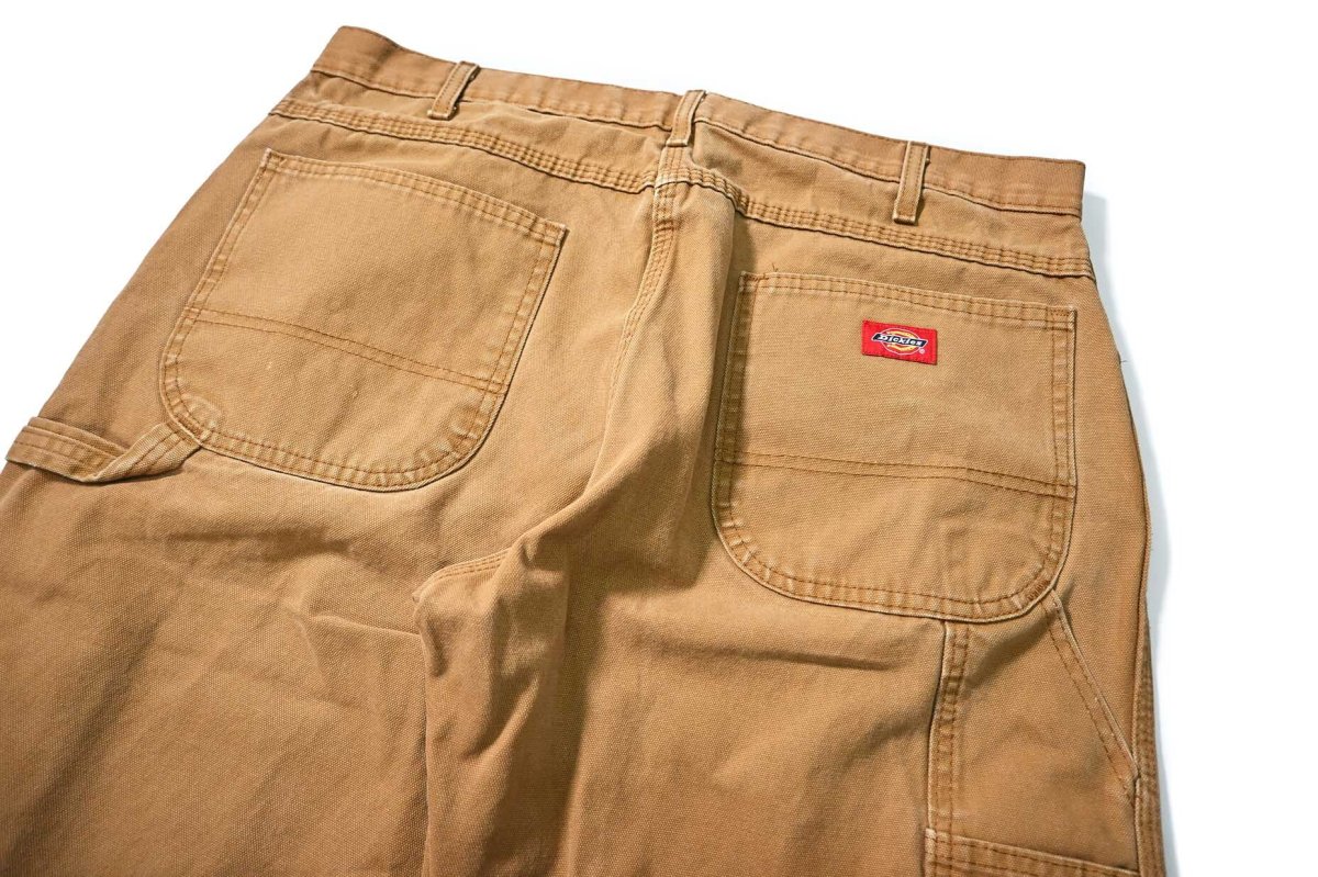 画像4: 00s Used Dickies Duck Carpenter Pants Brown (4)